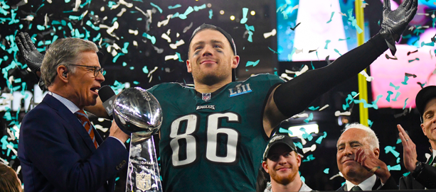 football super bowl 53 philadelphia eagles lombardi trophy
