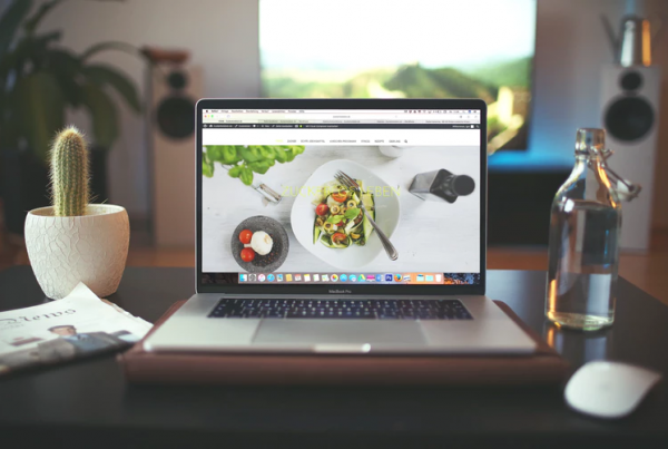 components powerful website evolve and co laptop on desk