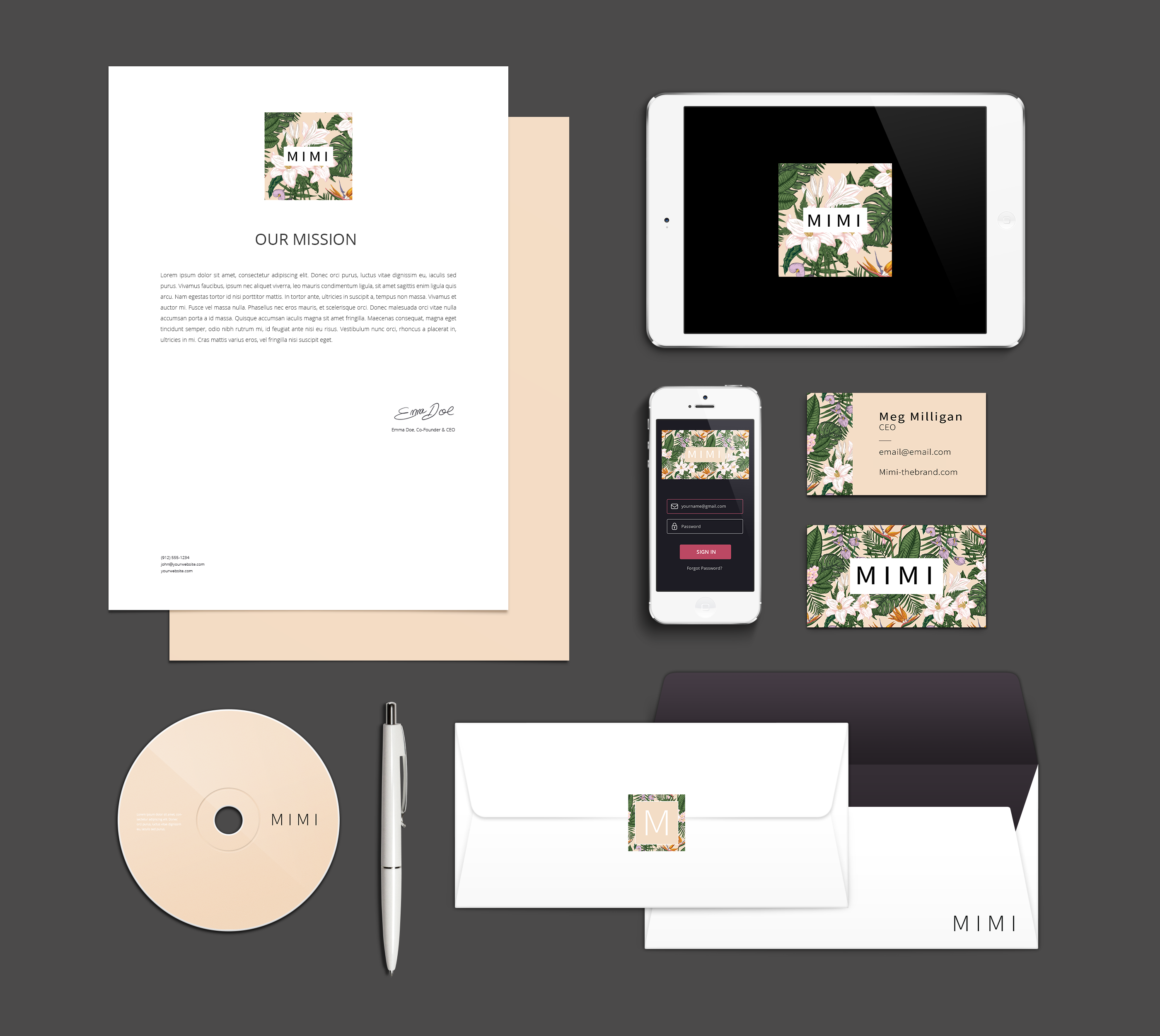fonts and brand design